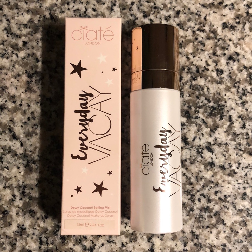 Ciate Dewy Coconut Makeup Setting Mist NIB NWT